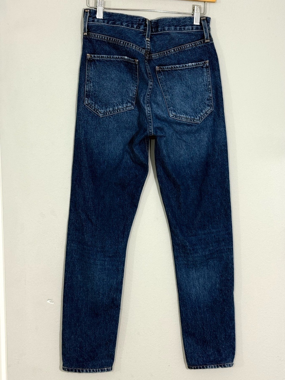 AGOLDE x Amour Vert High Rise Straight Leg Jeans Organic Cotton USA 24 - Picture 3 of 14